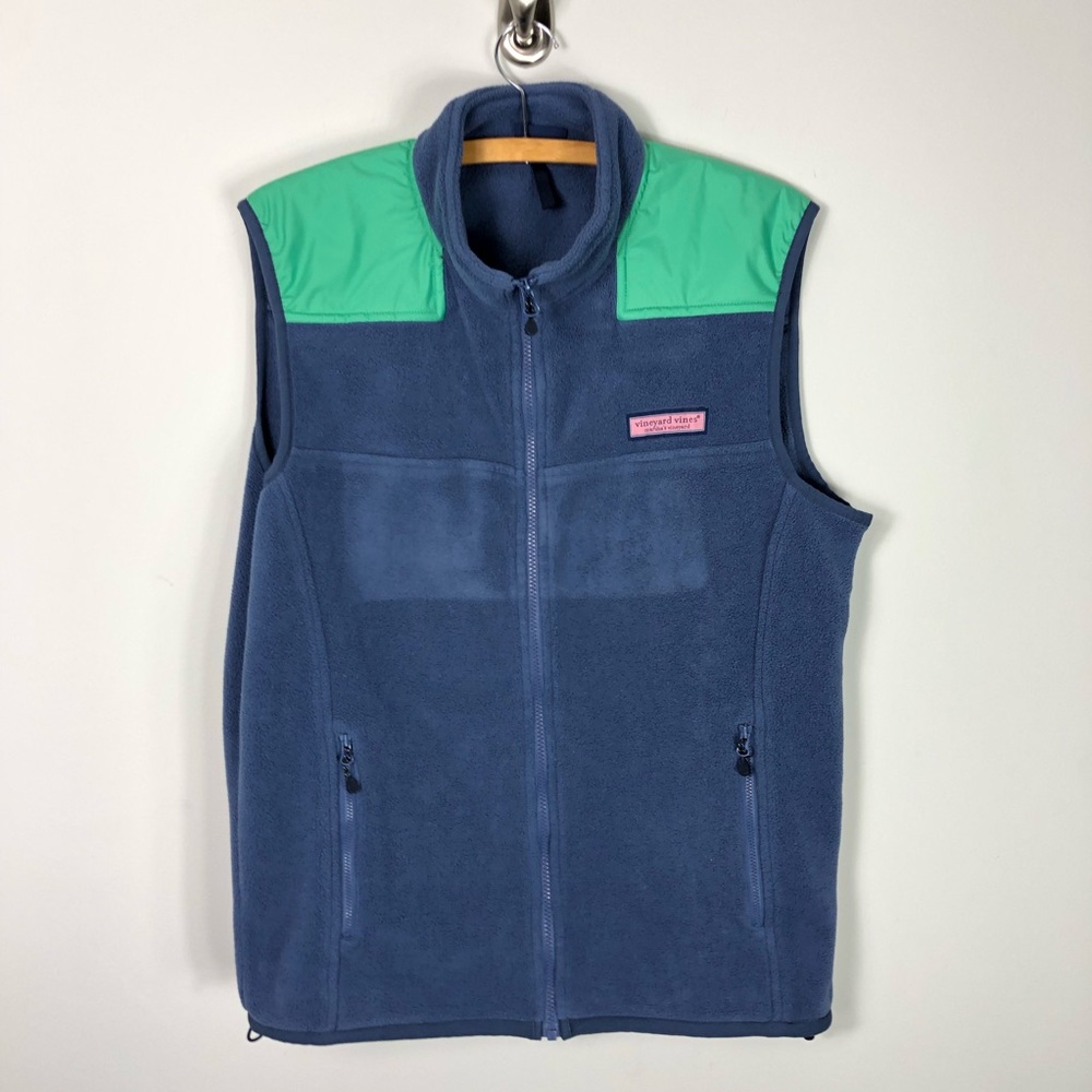 Vineyard Vines Fleece Vest Shep Shirt Jacket *K